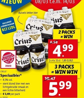 Lidl Speciaalbier aanbieding