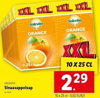 Lidl Sinaasappelsap aanbieding