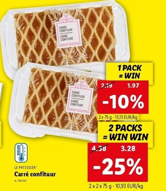 Lidl Carré confituur aanbieding