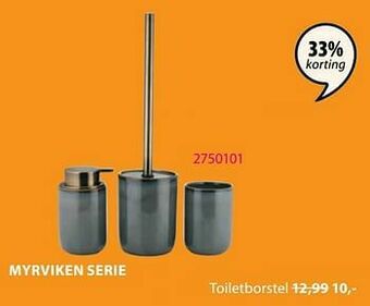 Jysk Myrviken toiletborstel aanbieding