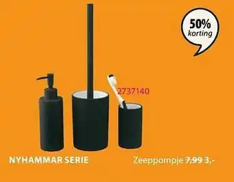 Jysk Nyhammar zeeppompje aanbieding