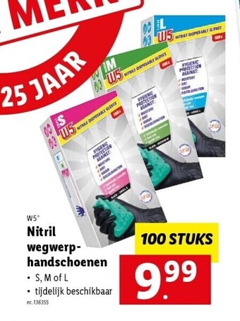 Nitril wegwerphandschoenen