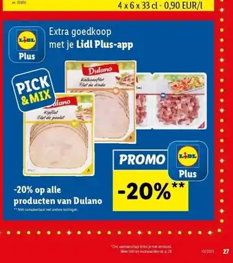 Lidl Extra goedkoop met je lidl plus-app aanbieding