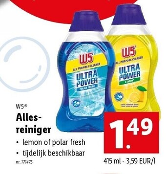 Lidl Allesreiniger aanbieding
