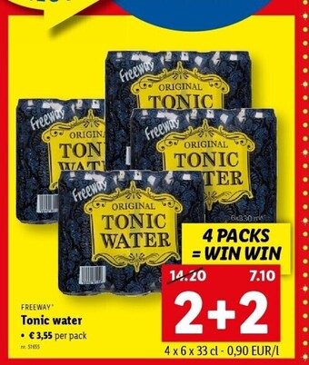 Lidl Tonic water aanbieding