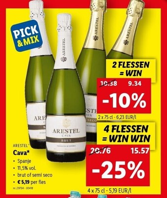 Lidl Arestel Cava aanbieding