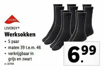 Lidl Werksokken aanbieding