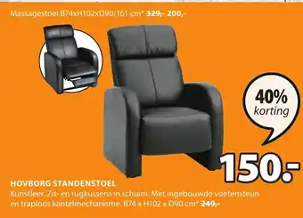 Jysk Standenstoel Hovborg aanbieding