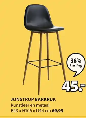 Jysk Barkruk Jonstrup aanbieding