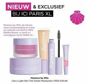 ICI PARIS XL Florence by mills like a light skin tint cream moisturizer, f020 aanbieding