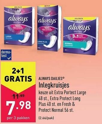 ALDI Inlegkruisjes aanbieding