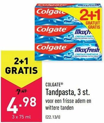 ALDI Tandpasta aanbieding