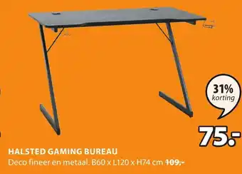 Jysk Bureau Halsted Gaming aanbieding
