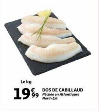 Auchan Dos de cabillaud le kg aanbieding