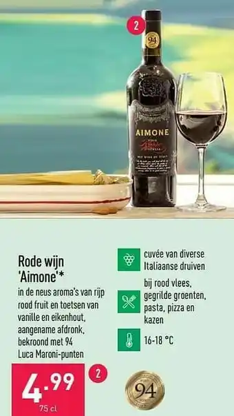ALDI Rode wijn aimone aanbieding