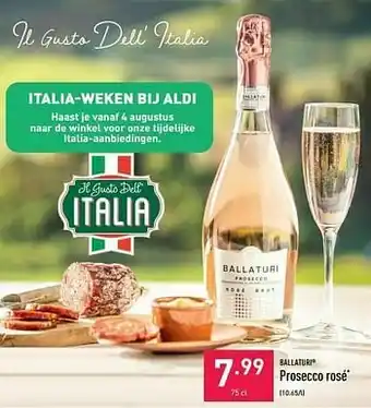 ALDI Prosecco rosé aanbieding