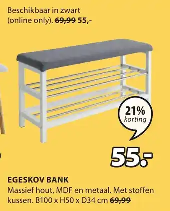 Jysk Bank Egeskov aanbieding