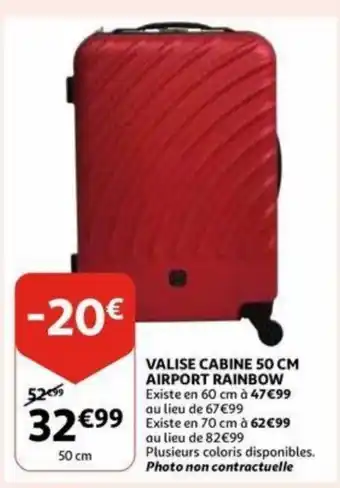 Valise cabine 50cm airport rainbow