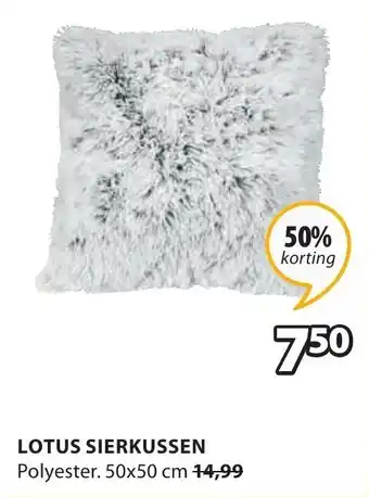 Jysk Sierkussen Lotus aanbieding