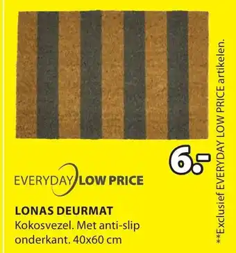Jysk Deurmat Lonas aanbieding