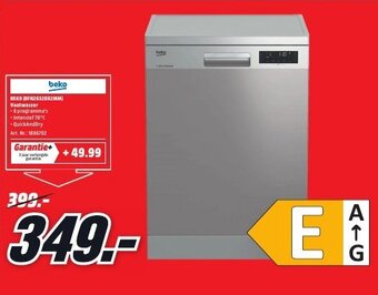 MediaMarkt Beko (DFN26320X2MM) Vaatwasser aanbieding