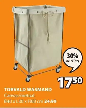 Jysk Wasmand Torvald aanbieding