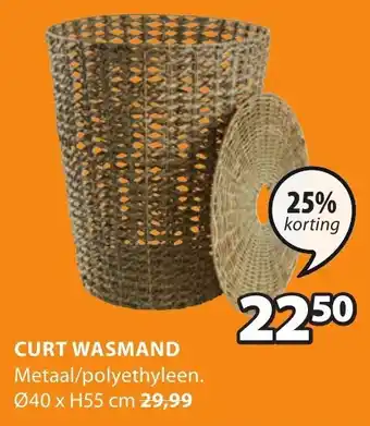 Jysk Wasmand Curt aanbieding