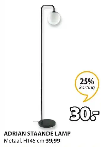 Jysk Staande lamp Adrian aanbieding