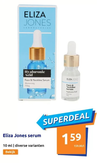 Action Eliza jones serum aanbieding