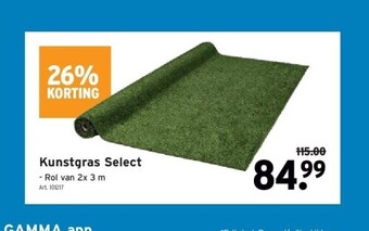 GAMMA Kunstgras select aanbieding