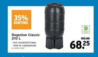 GAMMA Regenton classic 210 l aanbieding