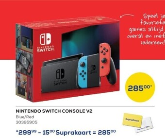 Supra Bazar Nintendo switch console v2 aanbieding