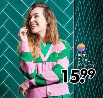 Wibra Vest s - xl aanbieding