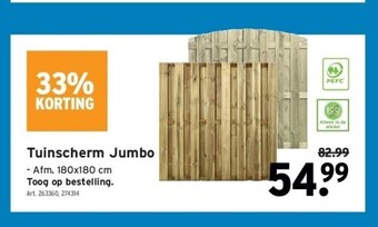 GAMMA Tuinscherm jumbo aanbieding