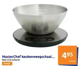 Action Masterchef keukenweegschaal aanbieding