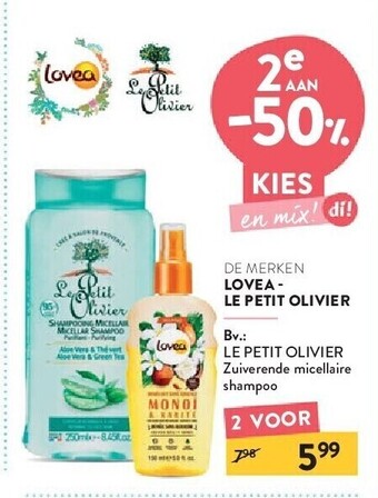 Di Lovea - le petit olivier aanbieding