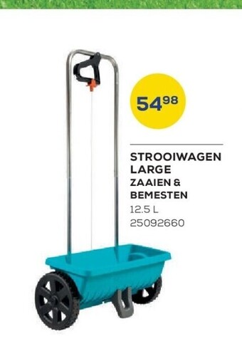 Strooiwagen large zaaien & bemesten