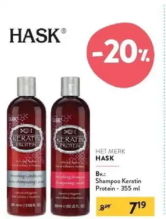 Di Hask shampoo keratin protein - 355 ml aanbieding