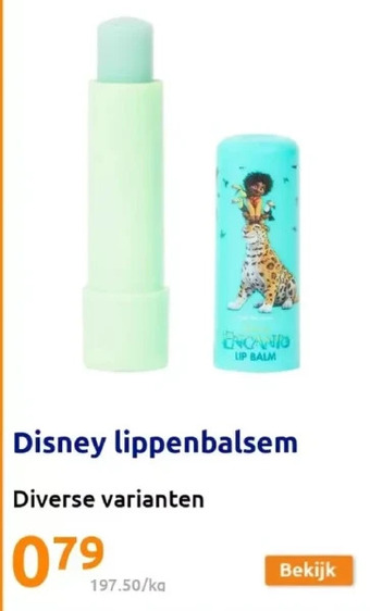 Action Disney lippenbalsem aanbieding