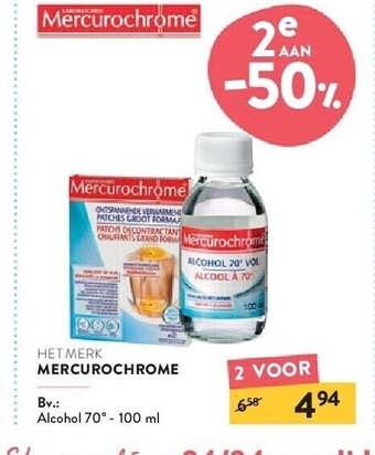 Mercurochrome alcohol 70° - 100 ml