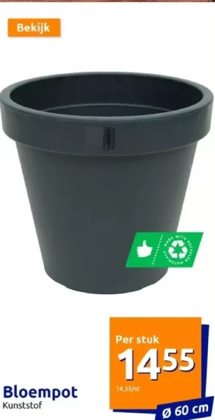 Action Bloempot aanbieding