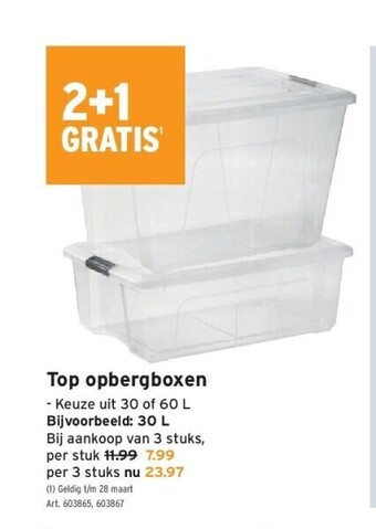 Top opbergboxen