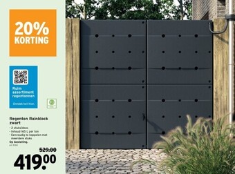 GAMMA Regenton rainblock zwart aanbieding