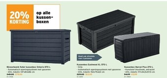 GAMMA Keter kussenbox ontario 870 l aanbieding
