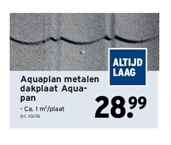 GAMMA Aquaplan metalen dakplaat aqua- pan aanbieding