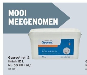 GAMMA Gyproc® roll & finish 12 l aanbieding
