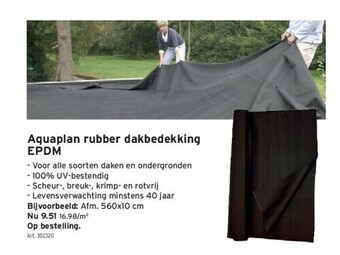 GAMMA Aquaplan rubber dakbedekking epdm aanbieding