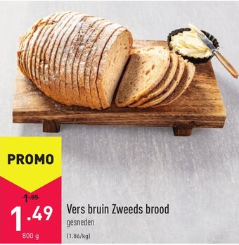 ALDI Vers bruin zweeds brood 800g aanbieding