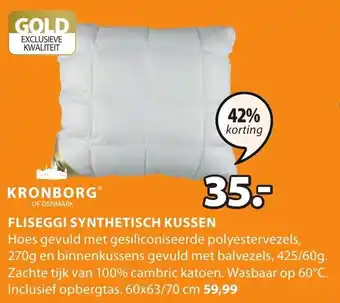 Kronborg Synthetische kussen Fliseggi