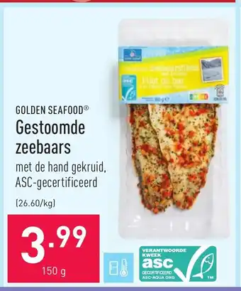 Gestoomde zeebaars 150g